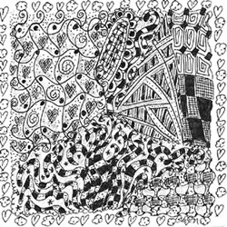 Entanglement Zentangle